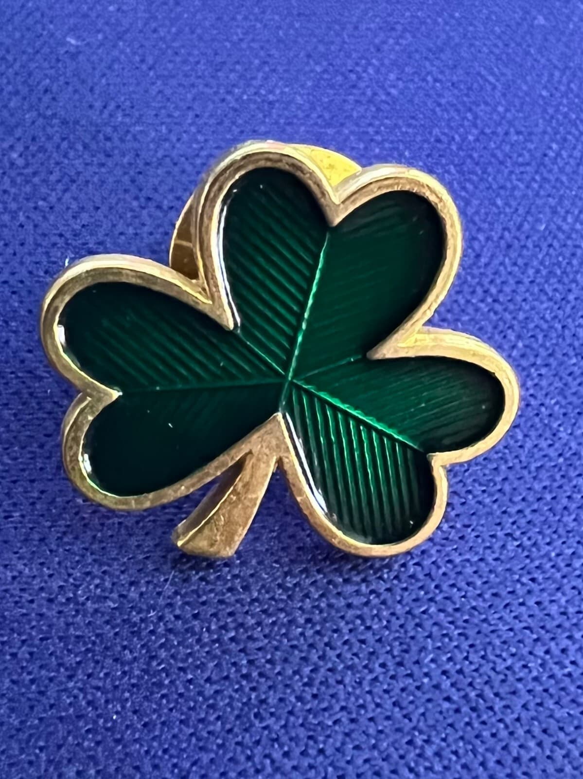 Vintage Hallmark 3 Leaf Clover Tac Pin