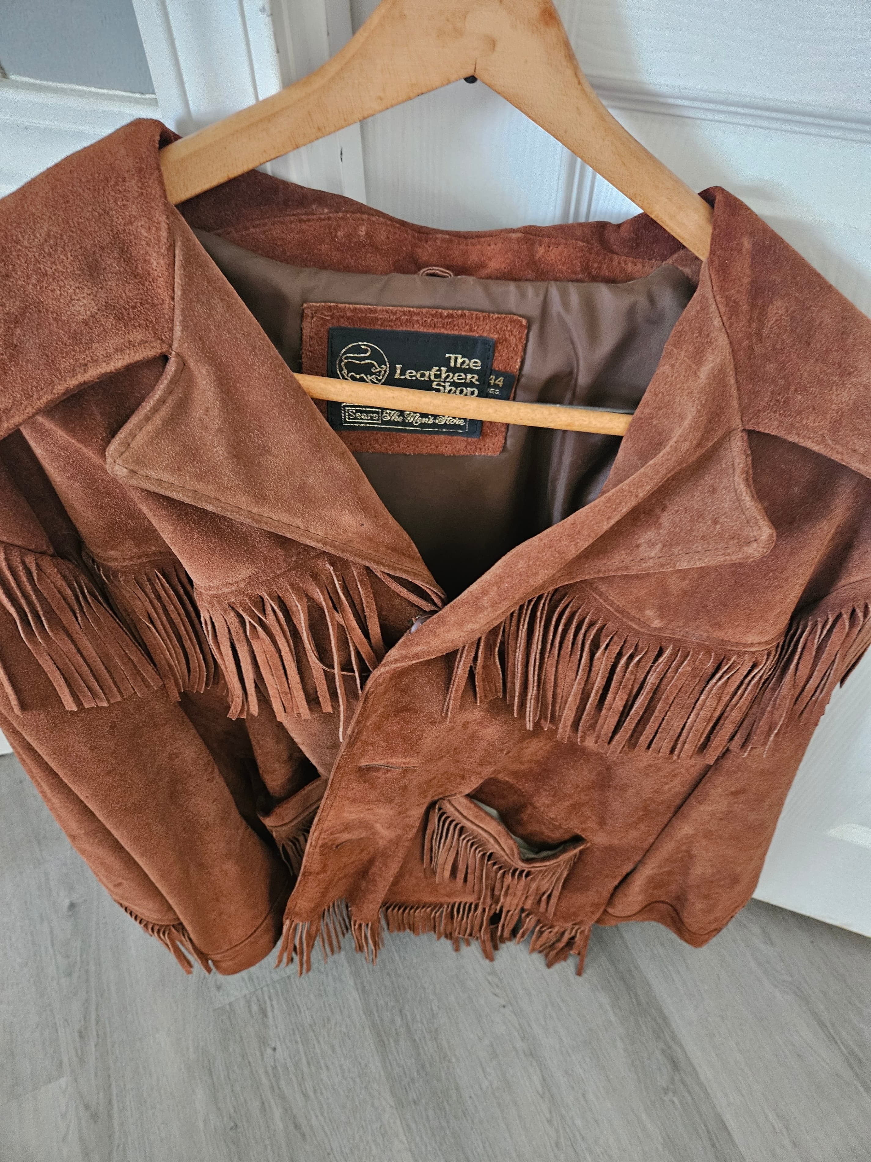 The Leather Shop Fringe Jacket Size 44