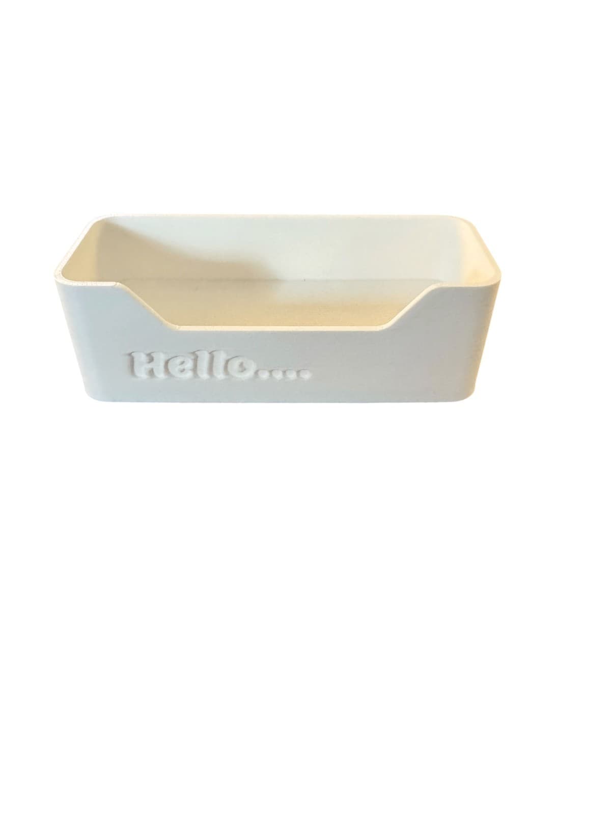 Business Card Holder White