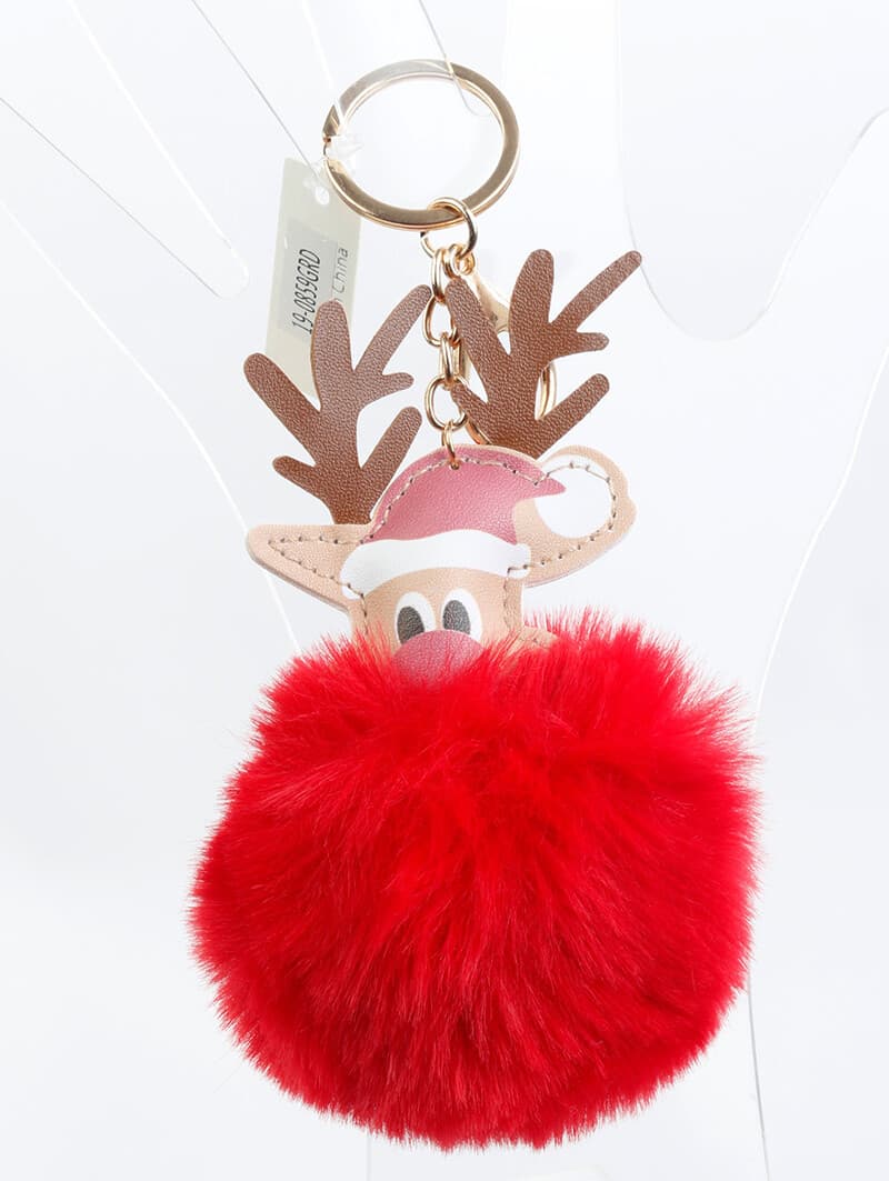 Elf Fuzzy Key Chain