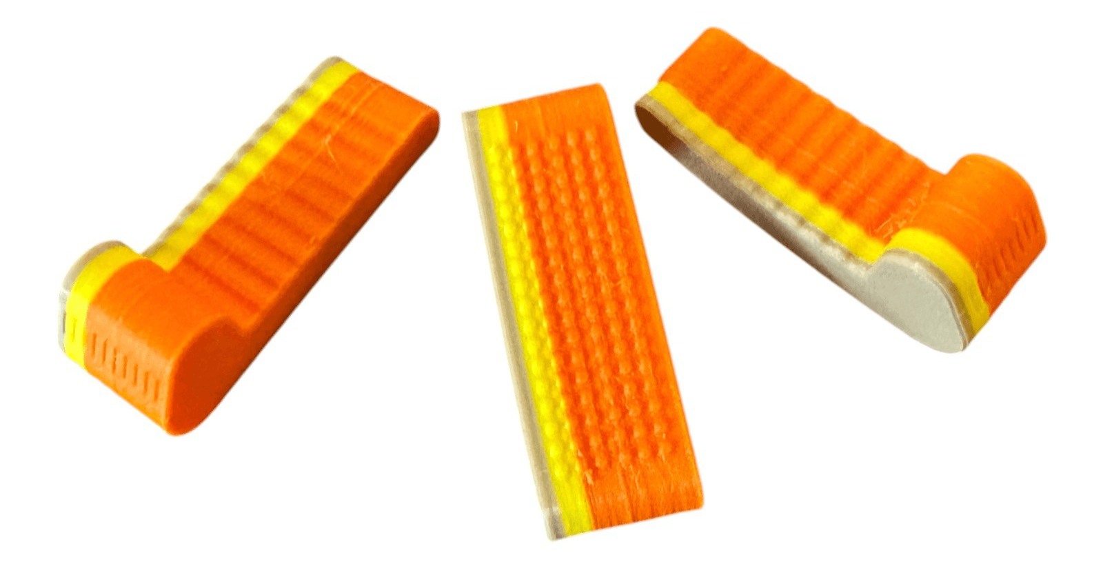 Plant Pot Feet 3 pcs Flower Pot Risers Lifters Orange