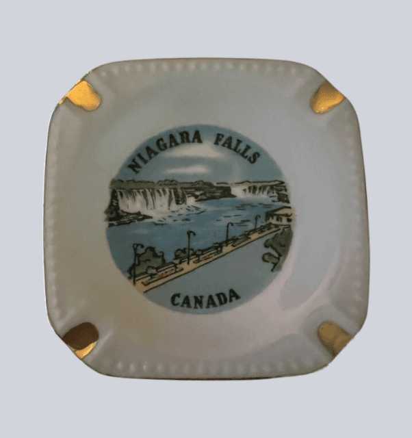 Vintage Niagara Falls Canada Souvenir Ashtray