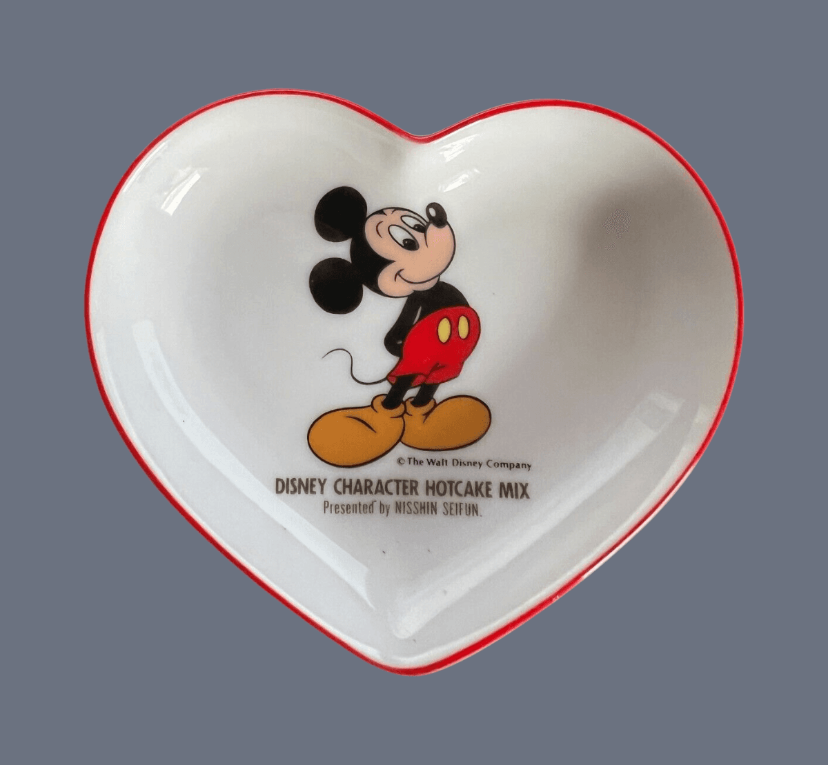 Disney Ma-Ma Pasta Mickey Mouse Character Dish 4 X 4"