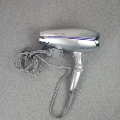 John Frieda JF1NG Hair Dryer Silver Used Tested