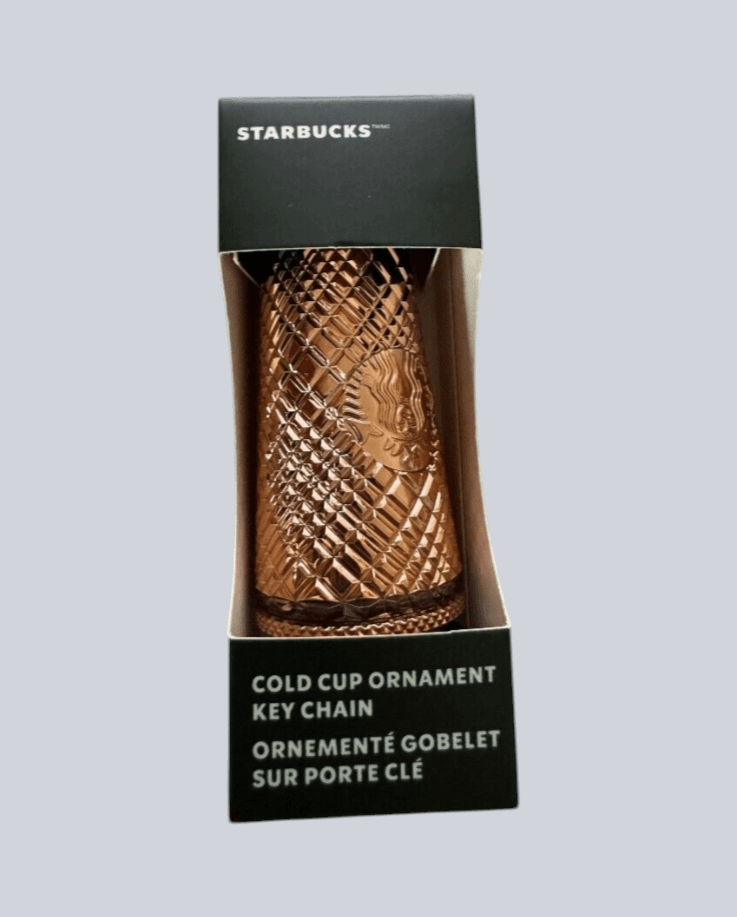 2023 Starbucks Cold Cup Ornament Key Chain Rose