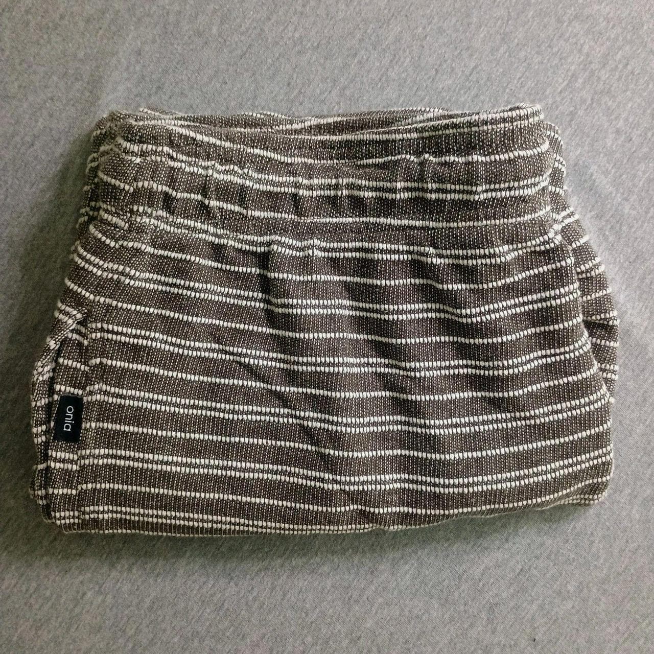 ONIA Towel Terry Shorts Men's Medium Blue White Striped