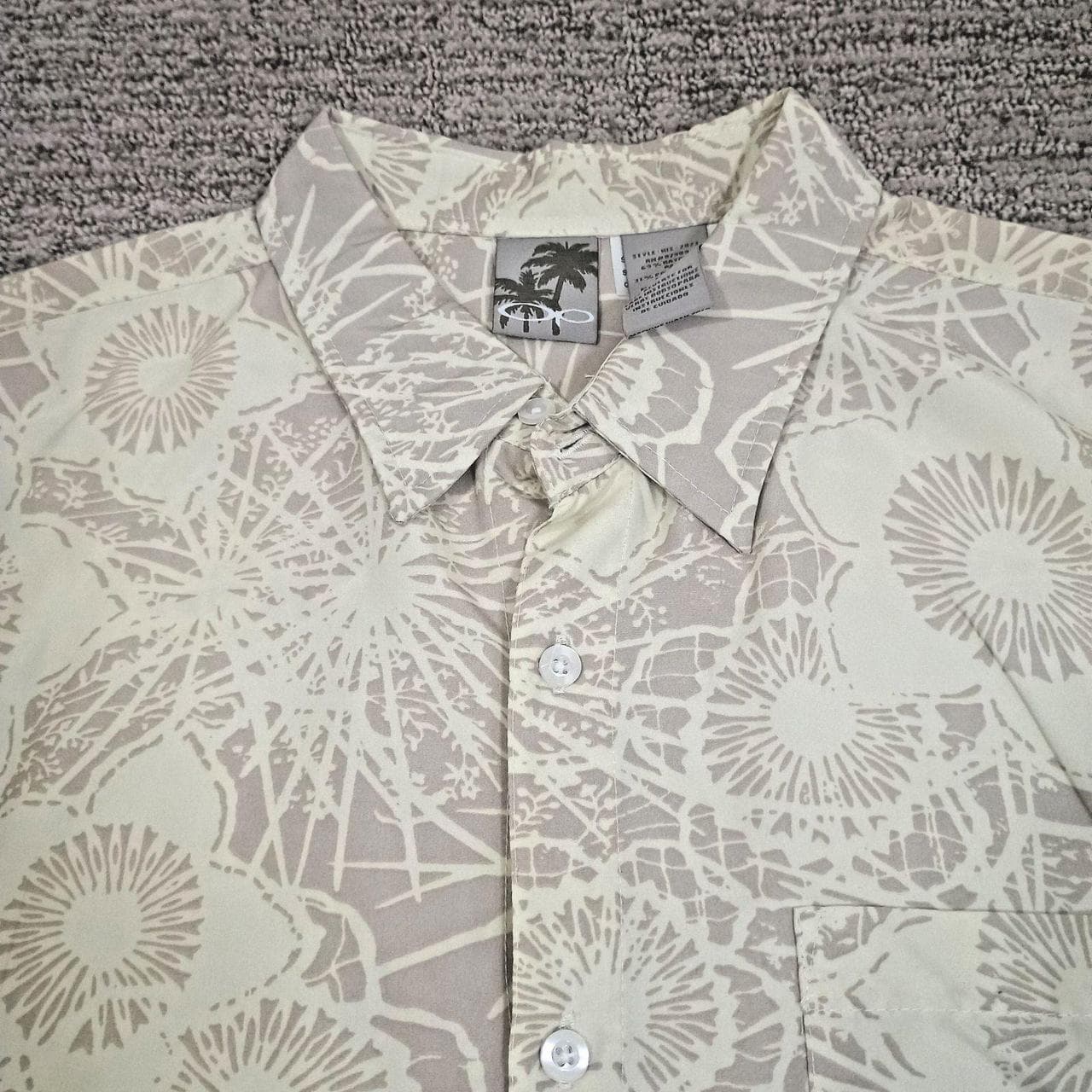 OCEAN PACIFIC OP HAWAIIAN SHIRT YELLOW FLORAL CAMP XL SURF LUAU