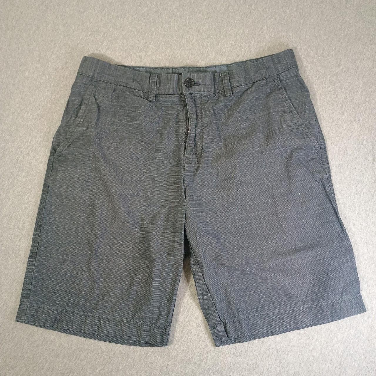 TOMMY HILFIGER CHINO SHORTS MEN'S 34 BLUE/GRAY