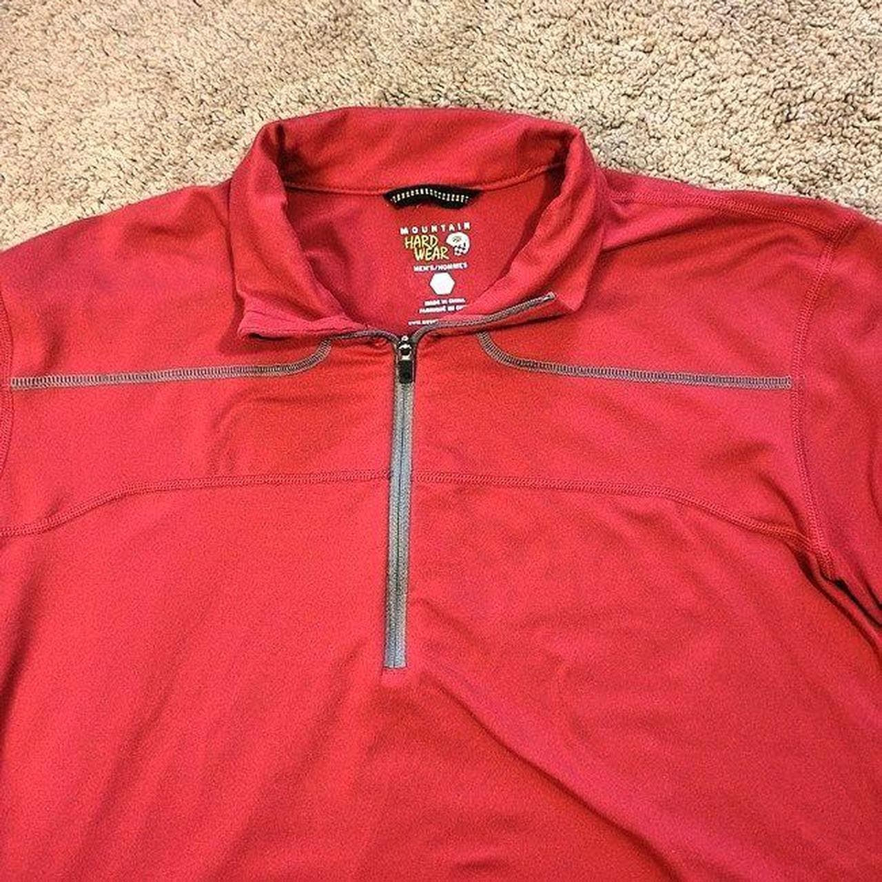 MOUNTAIN HARDWEAR PULLOVER 1/4 ZIP FLEECE MENS MEDIUM