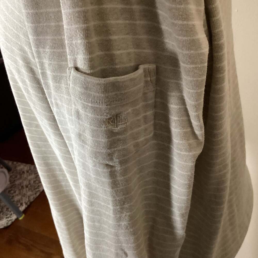 Lauren Ralph Lauren Striped Long Sleeve Crewneck Top Size 2X