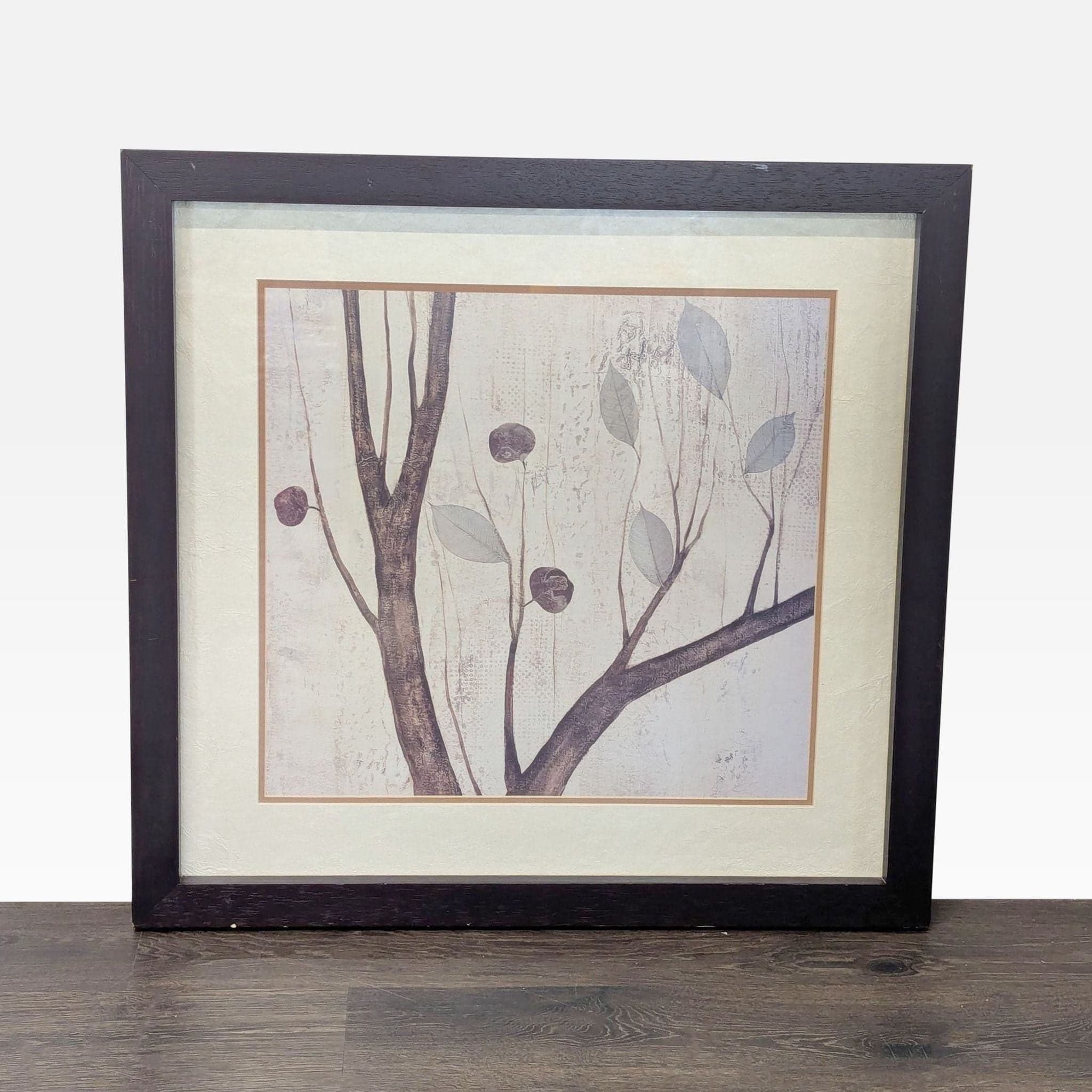 Mary Calkins Framed “Lyrical Branches II” Framed Art Print