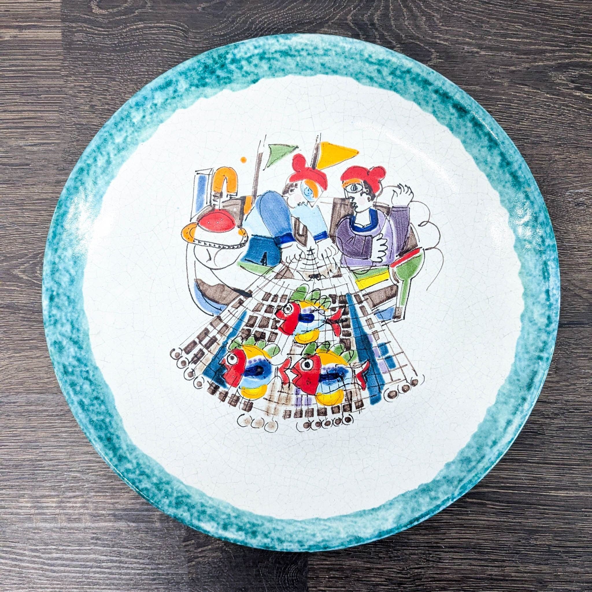 De Simone Fishermen Plate