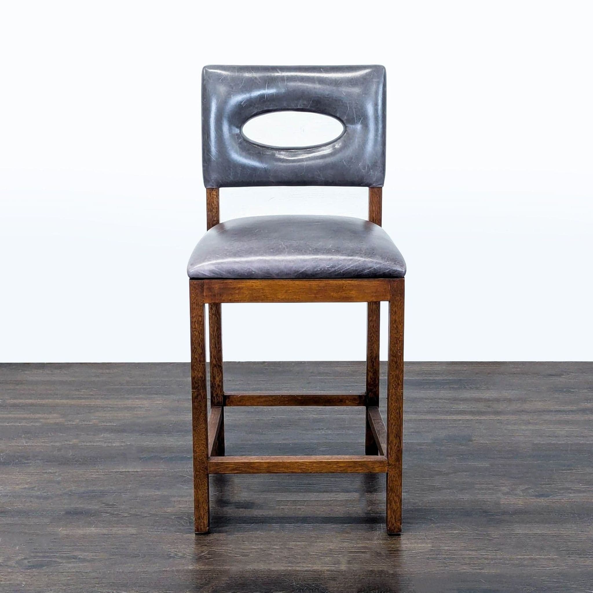 Palecek Leather Bar Stool