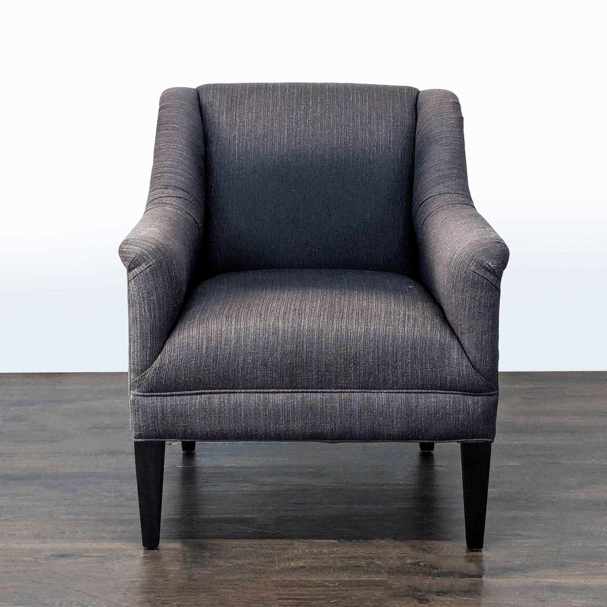 McCreary Modern Lounge Chair – Dark Gray Upholstered Armchair
