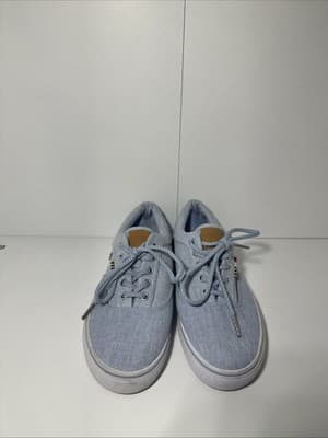 Guy Harvey Casual Denim Sneakers with Lace-Up Design Size 5.5 Women's