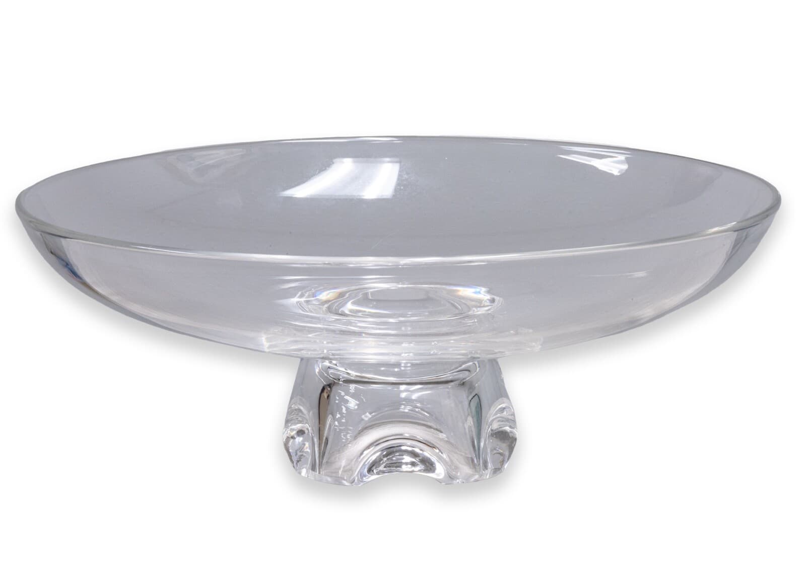 George Thompson for Steuben 1953 8063 Rippled Base Bowl Contemporary Modern
