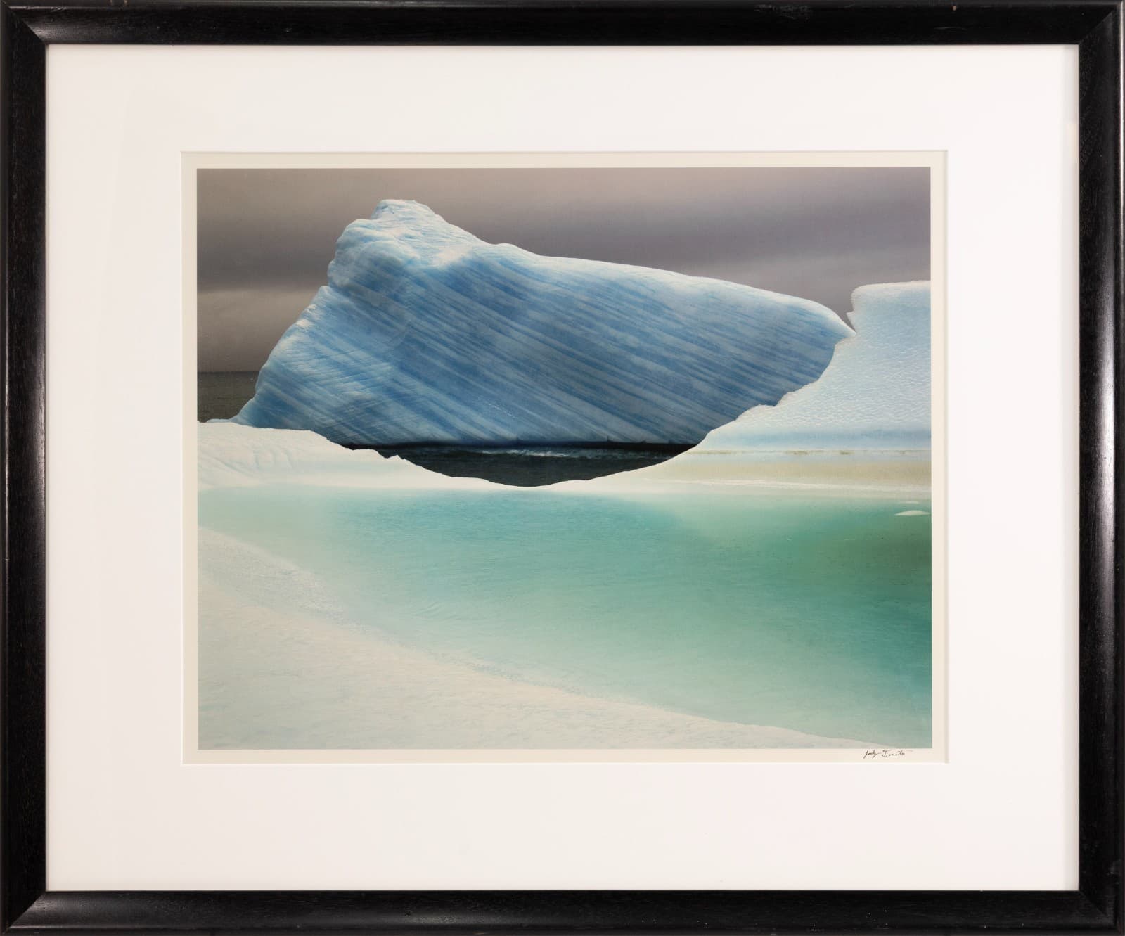 Jody Forster Peppermint Iceberg Antarctica 1992/1999 Signed Fujicolor Print #30