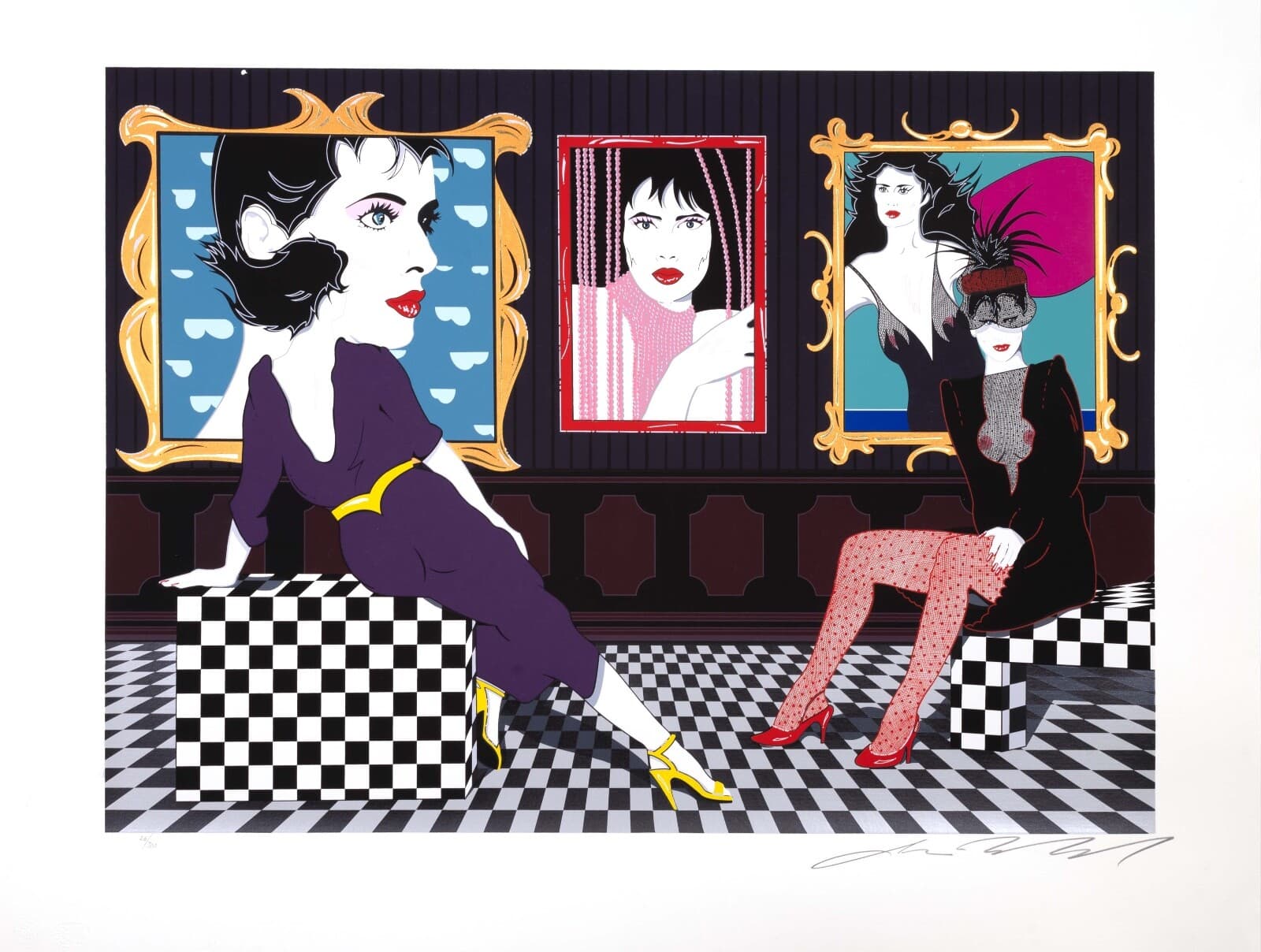 James Morlock Artist Collection Signed Postmodern Silkscreen on Paper 26/300 UF
