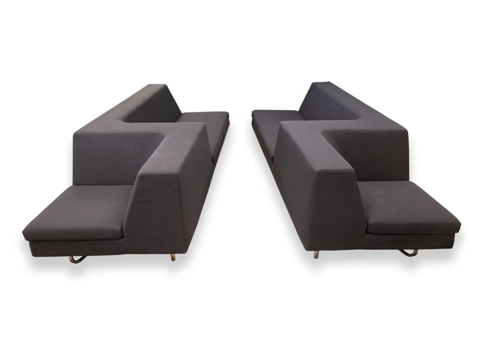 Pair of Frighetto Italian Victory Sofa by Cory Grosser Left and Right Hand Shape