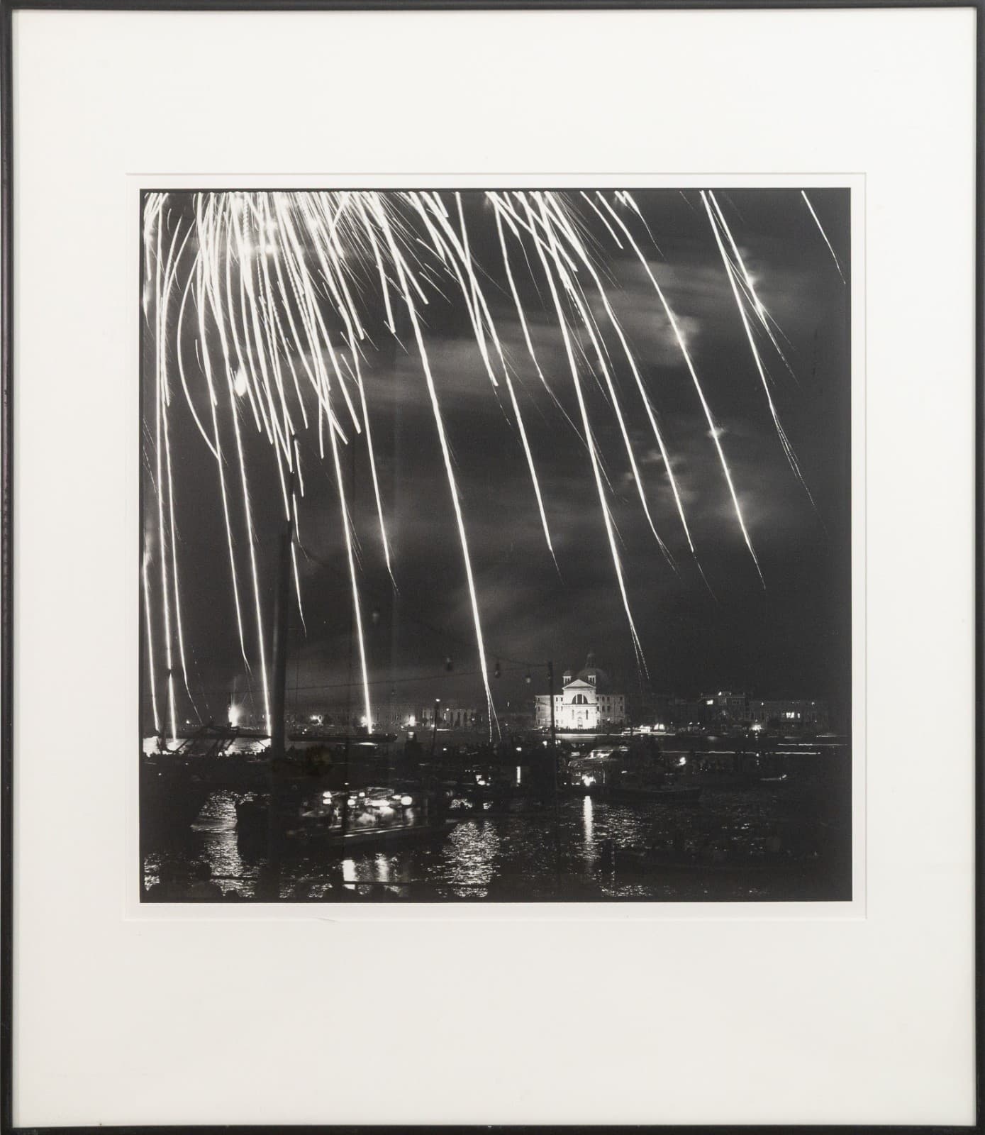 Bruce Cratsley - Venice Fireworks, 1982 Selenium-Toned Gelatin Silver Print