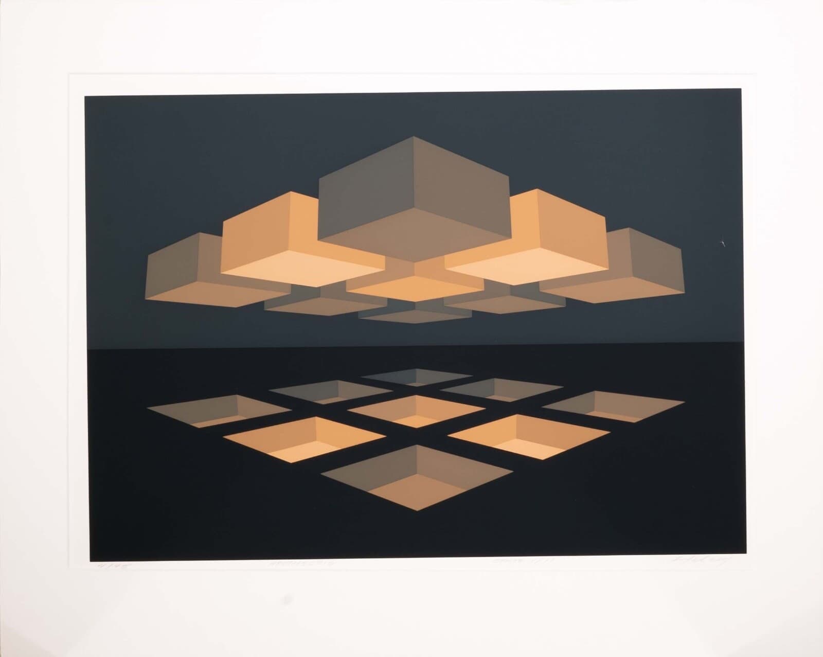 Brian Halsey Apothosis Serigraph 4/75 State 1/11 Signed Unframed