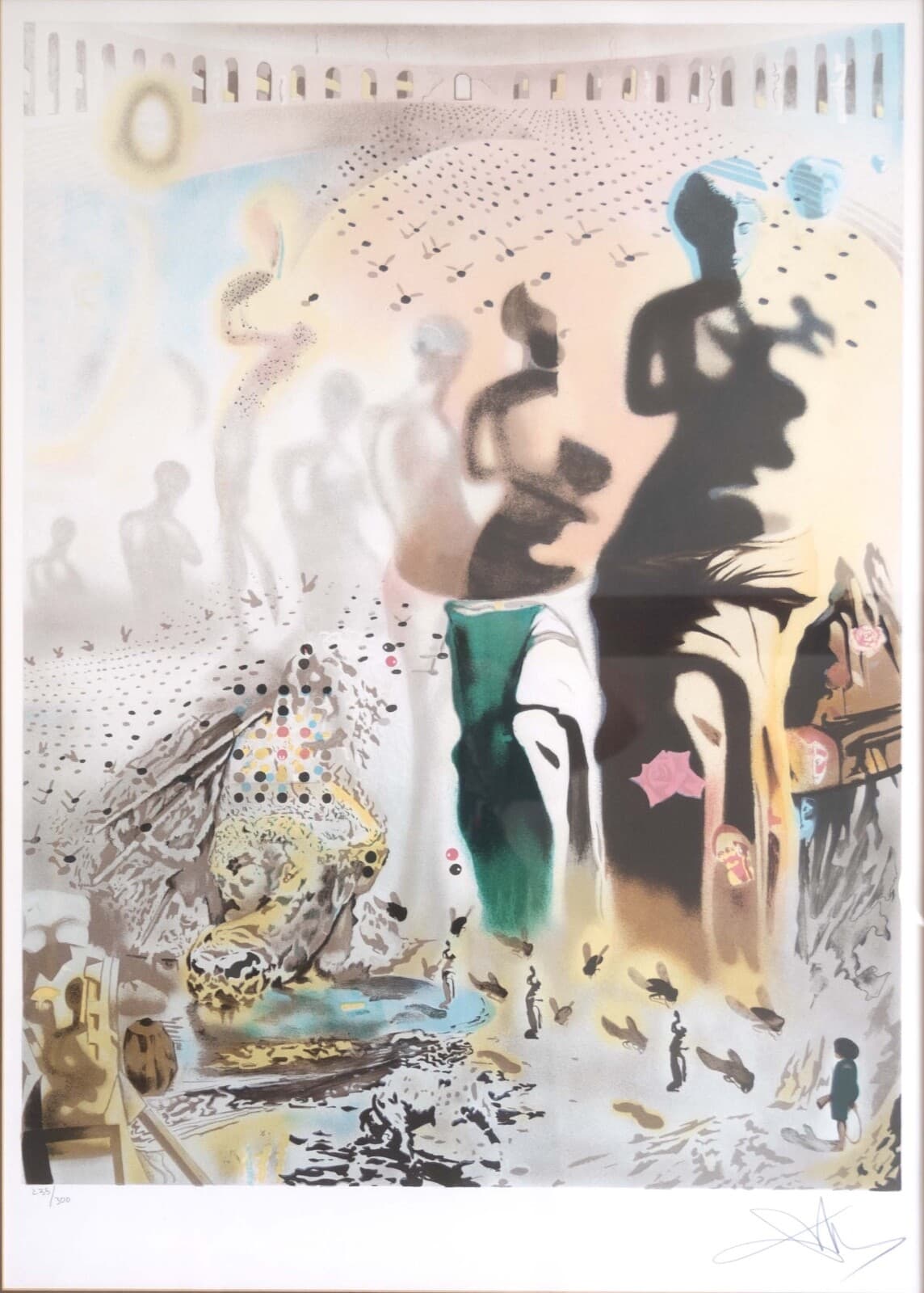 Salvador Dali Hallucinogenic Toreador Signed Modern Surreal Lithograph 235/300