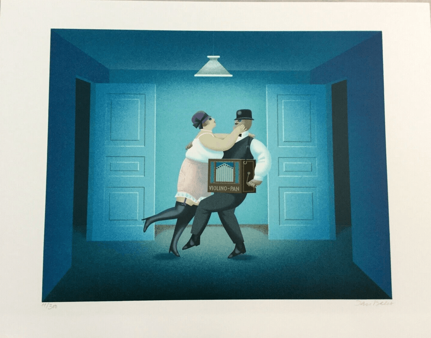 Contemporary Unframed Chamber Music Jan Balet Hand Signed Lithograph