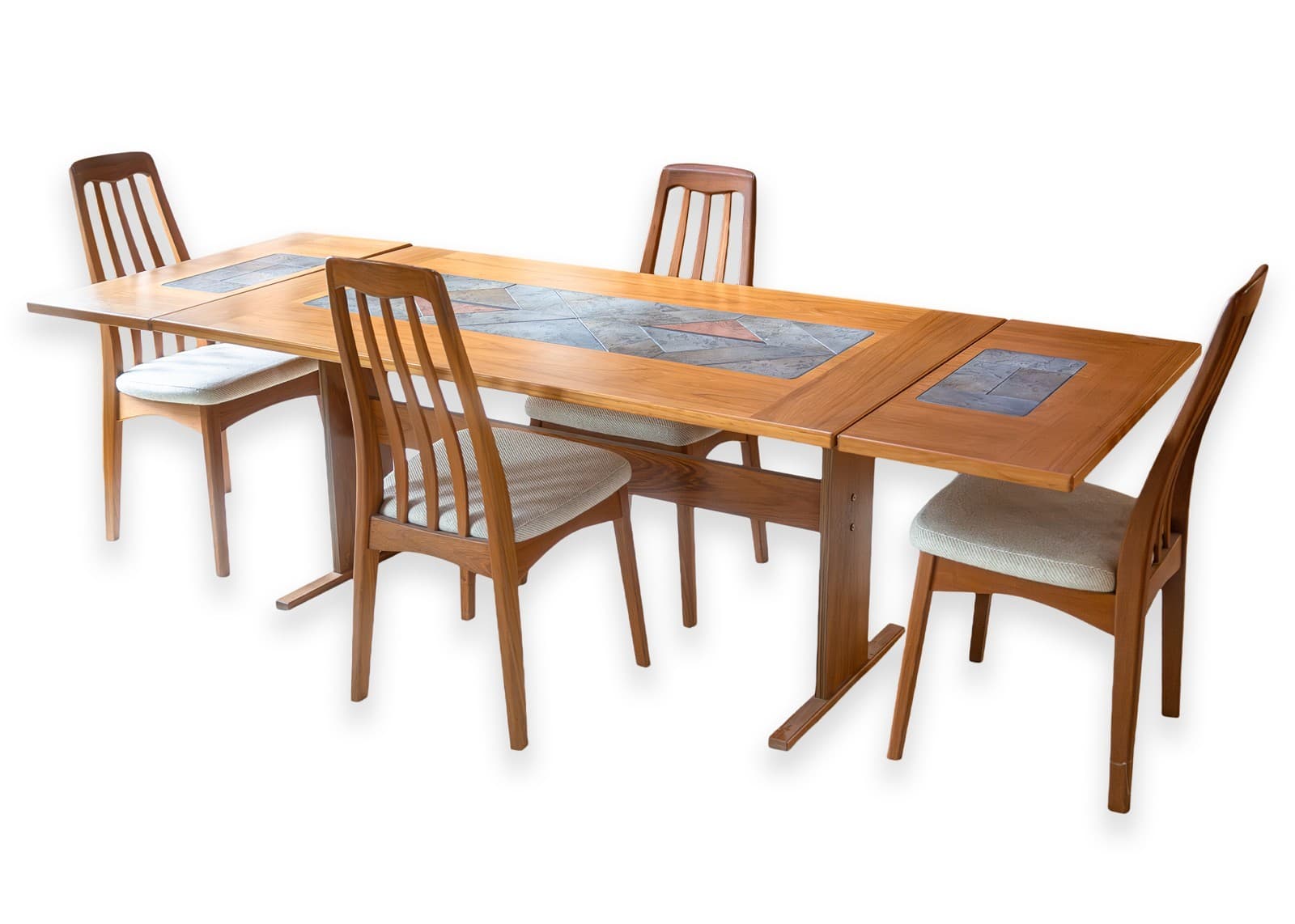 Benny Linden Set of 4 Teak Dining Chairs