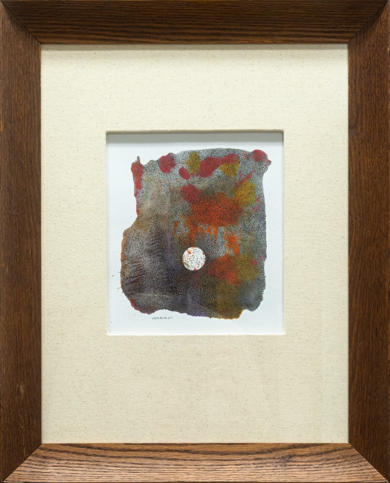 Paul VerBurg You Be You Signed Contemporary Pen and Ink over Acrylic Monoprint