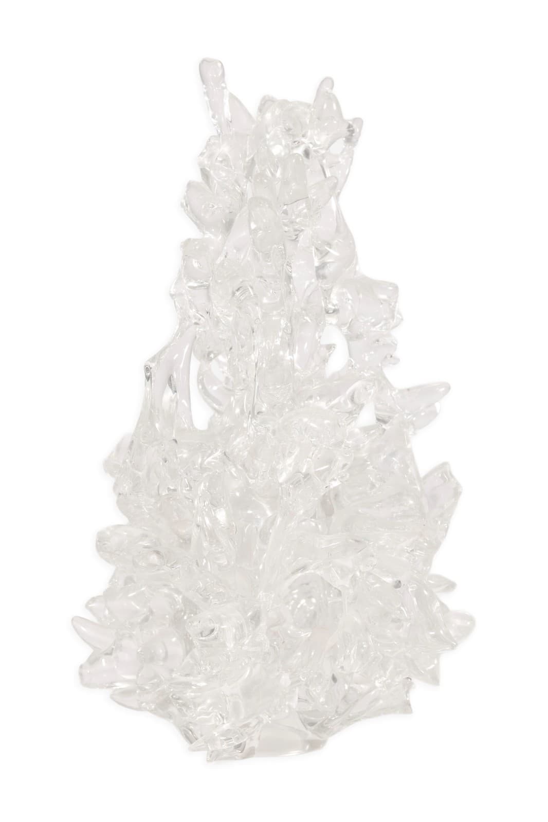 Rene Roubicek Coral 1971 Clear Glass Table Sculpture Postmodern Design