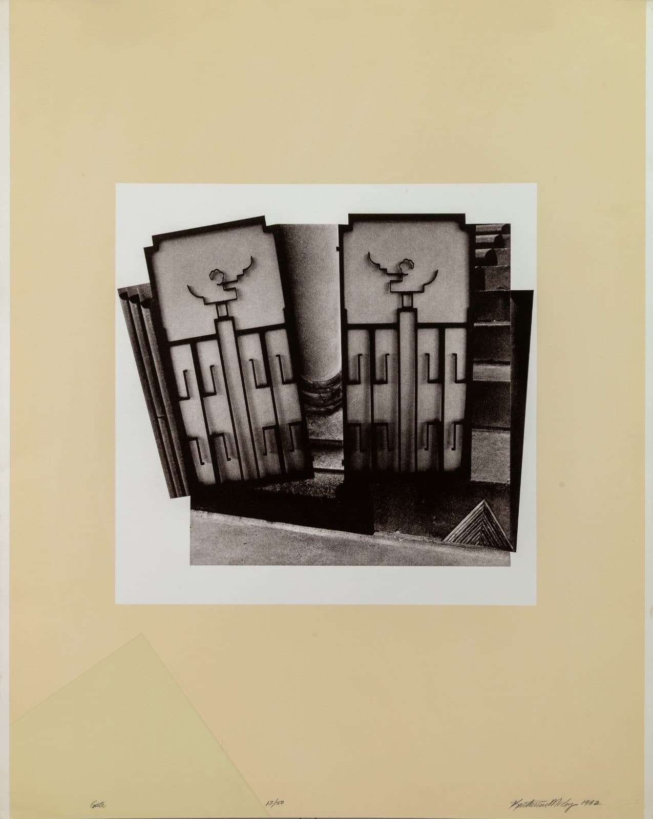 Katherine McCoy Gate (The Cranbrook Anniversary Suite) 1982 Signed Lithograph 13