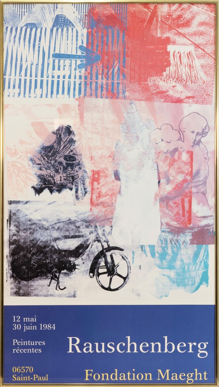 Robert Rauschenberg - Fondation Maeght 1984 Lithographic Exhibition Poster