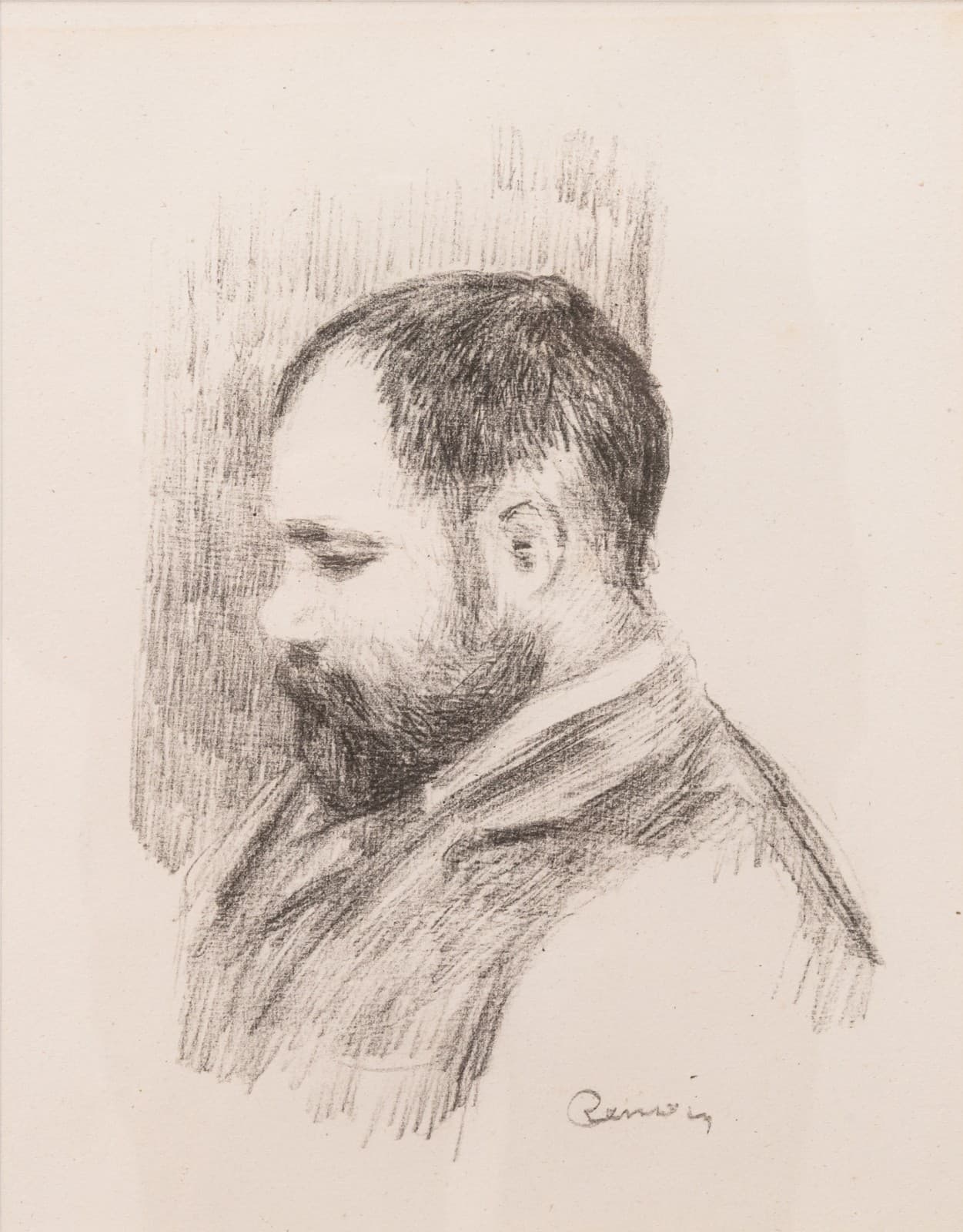 Pierre-Auguste Renoir Ambroise Vollard 1904 Lithograph Modern Impressionist