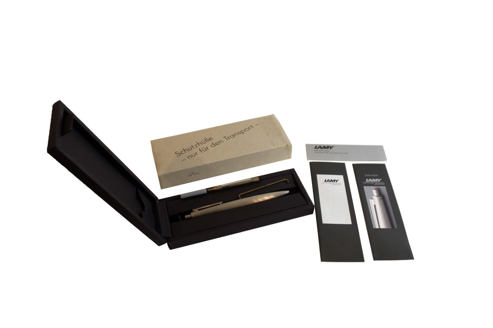 Lamy Edition 2000 Ballpoint Zertifikat Stainless Steel No 03929