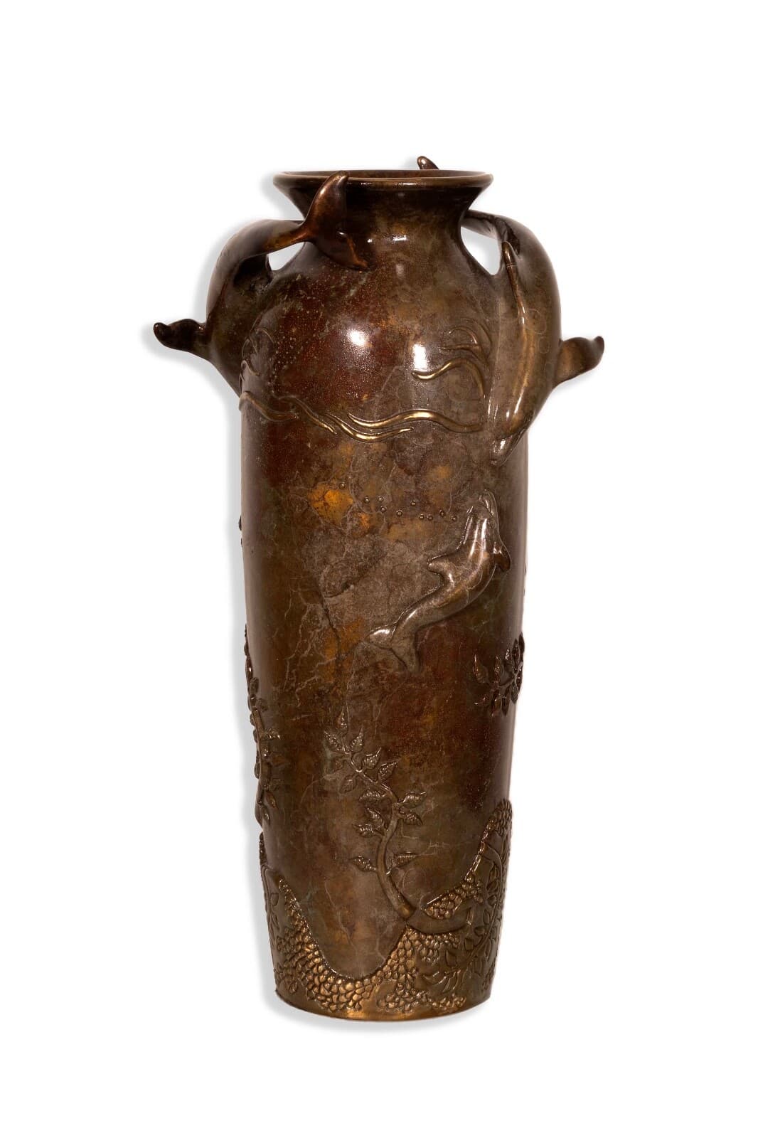 Joseph Quillian Mystic Encounter Signed Contemporary Studio Bronze Sculpture
