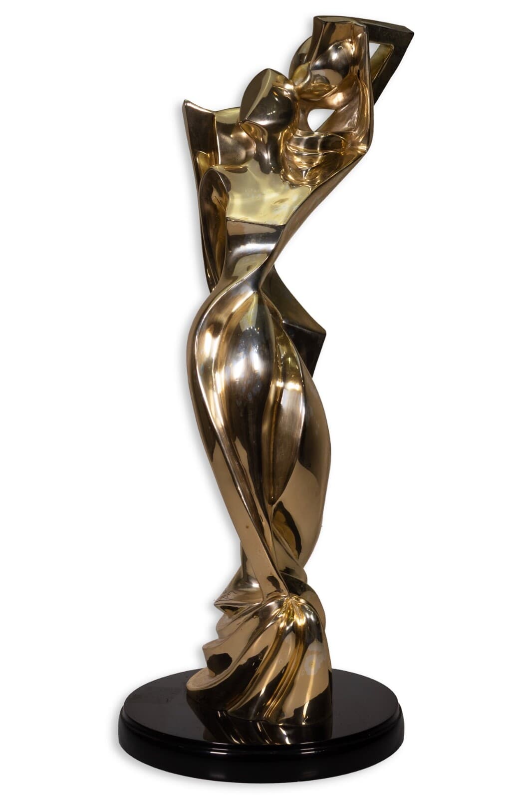 Geris D'Argenta Signed Contemporary Figurative Silver Plated Sculpture 122/500