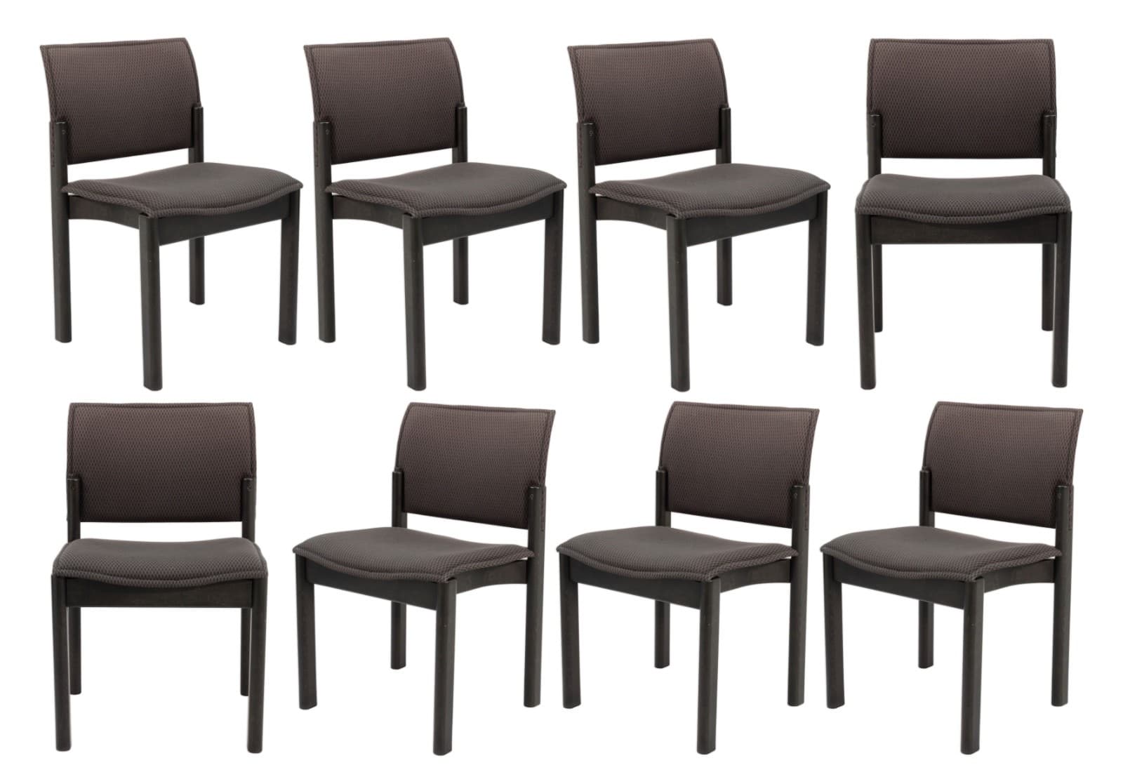 Kusch & Co Set Of 8 Upholstered Dining Side Chairs