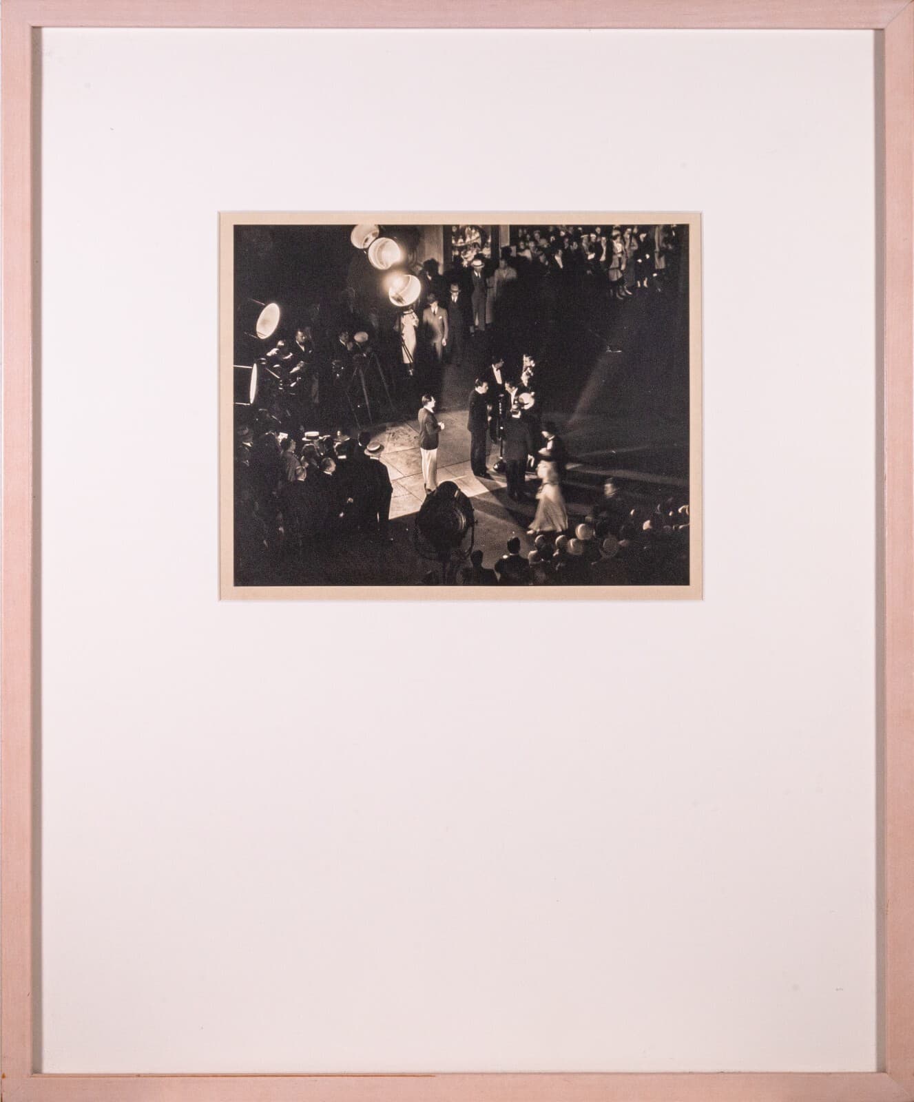 Will Connell Grauman's Theater Silver Gelatin Photograph Print Framed 1930s