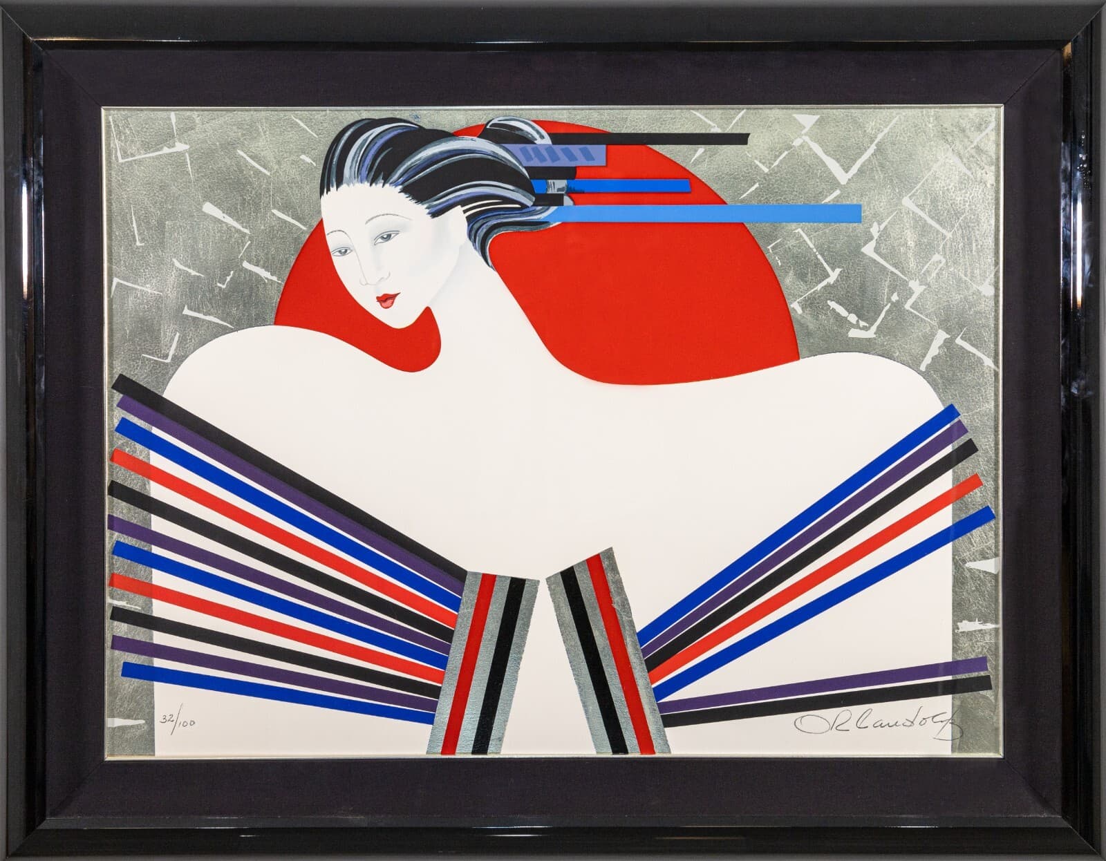 Orlando Agudelo Botero Gran Oriente Contemporary Signed Serigraph 32/100 1990s