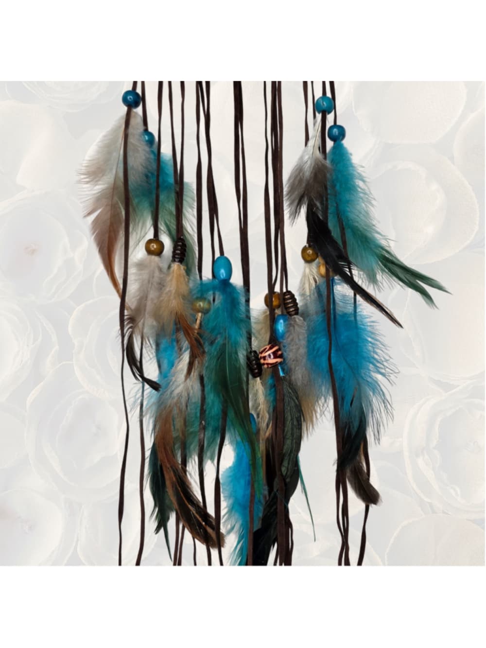 Goth Boho Star Dreamcatcher — Vintage Key & Snowflake Obsidian