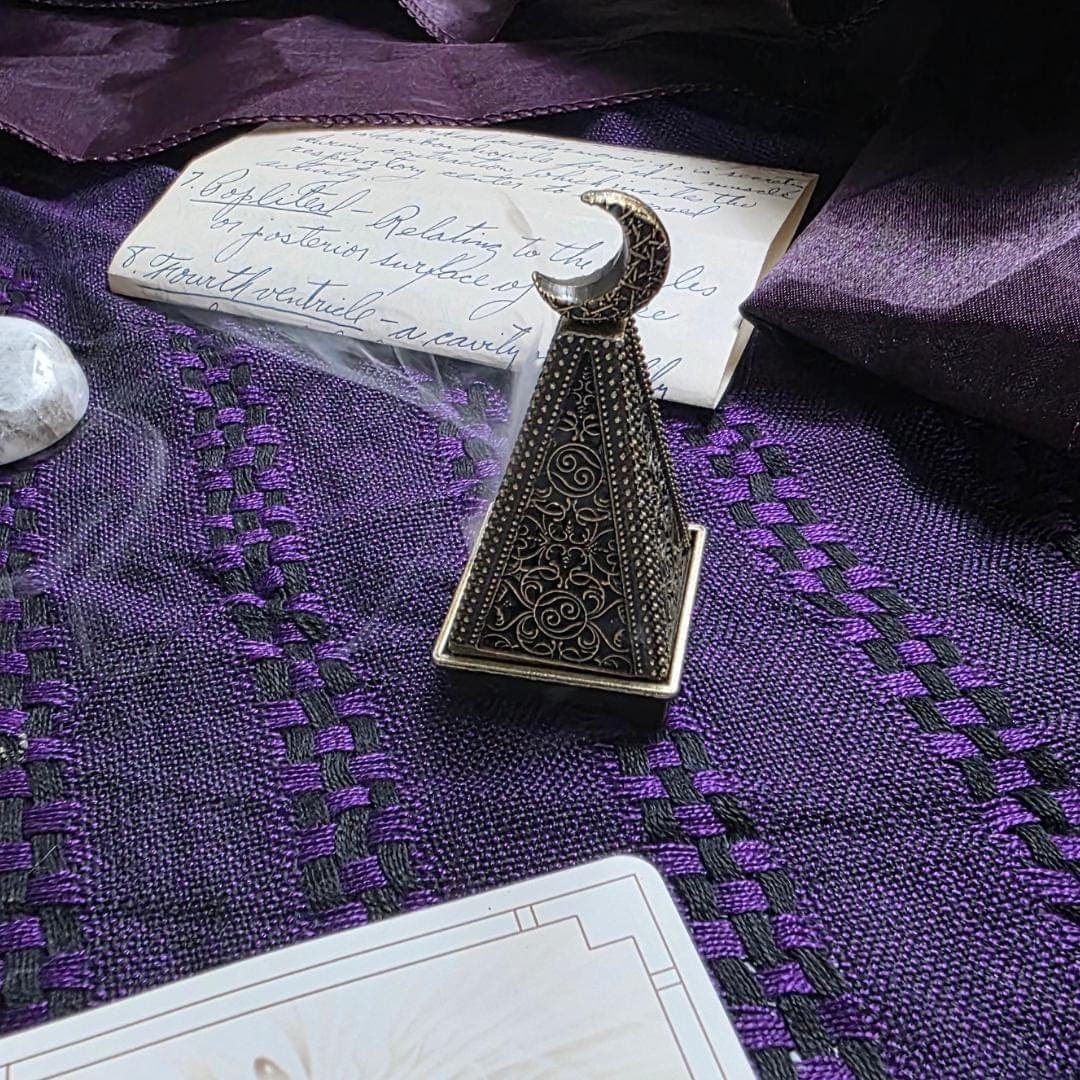 Moon Pagoda Incense Tower – Lunar Ritual Cleansing Censer