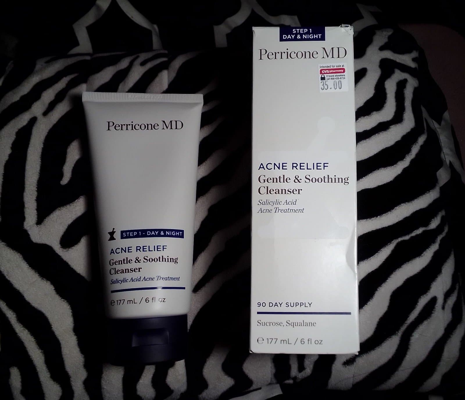 PERRICONE MD ACNE RELIEF GENTLE & SOOTHING CLEANER (6OZ) 90 DAY SUPPLY-BRAND NEW