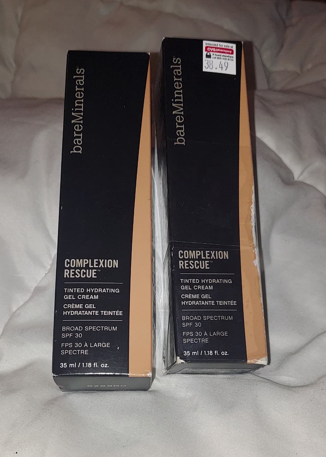 bareMinerals (2) Complexion Rescue Tinted Hydrating Gel Creams - BRAND NEW