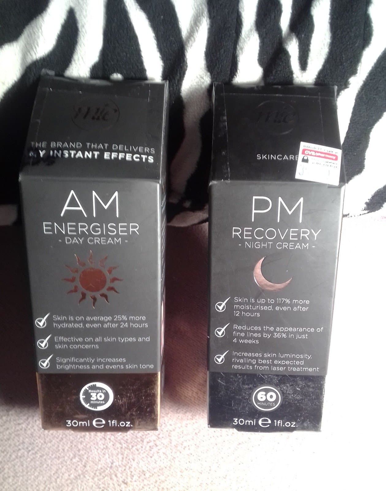 MIE-MY INSTANT EFFECTS SET- AM Energiser Day Cream/ PM Recovery Night Cream- NEW