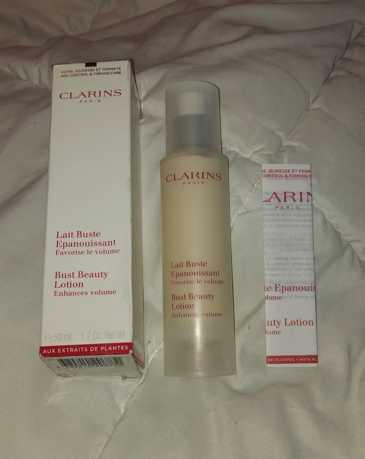CLARINS Bust Beauty Lotion (1.7 oz) Enhances volume BRAND NEW