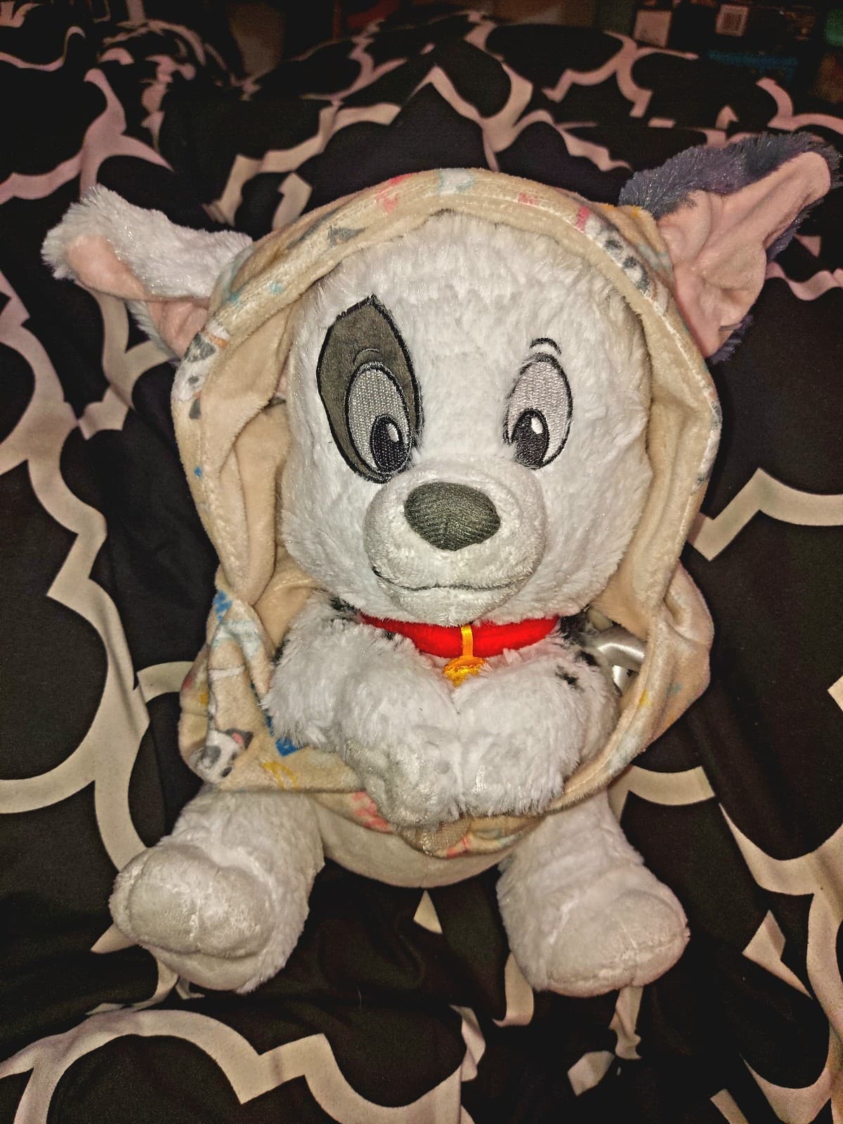 101 Dalmatians Patch Baby Plush with Swaddle Blanket NWOT
