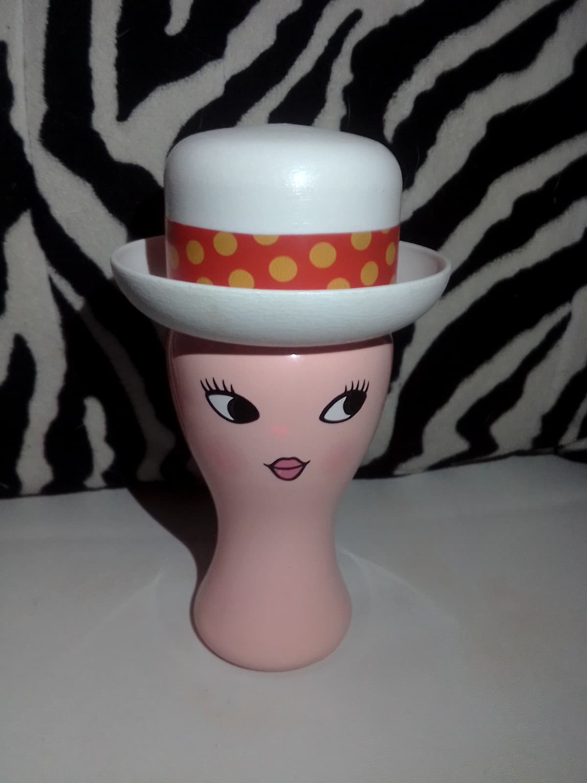 VINTAGE AVON PINK MISS LOLLYPOP COLOGNE BOTTLE Collectible Fragrance Bottle