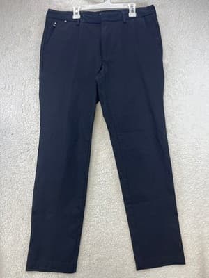 BOSS By Hugo Boss Kaito Slim Fit Navy Stretch Chino Pants Men's US 34R EU 50
