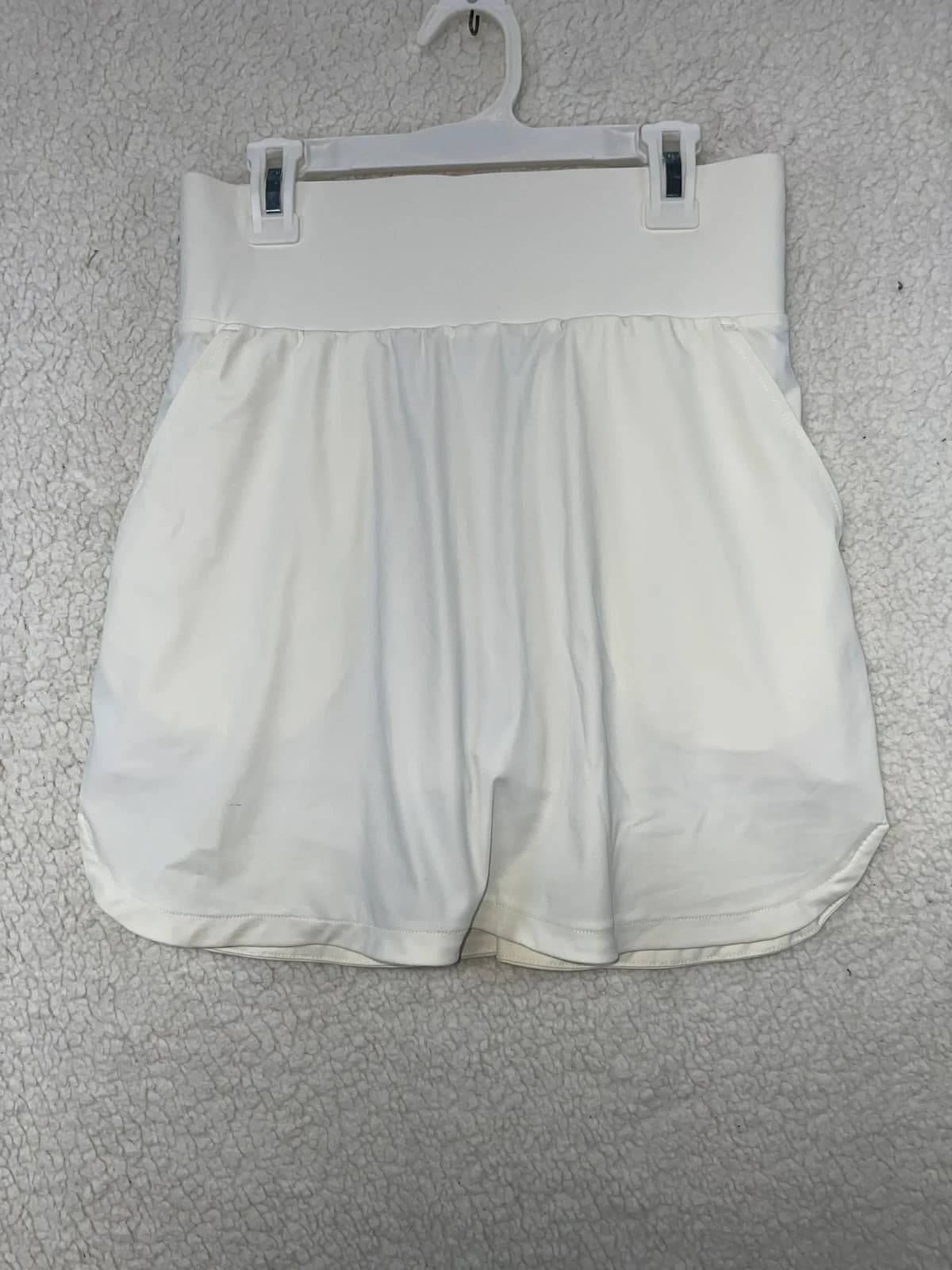 Women's The Gym People White Athletic Running Skort Size S