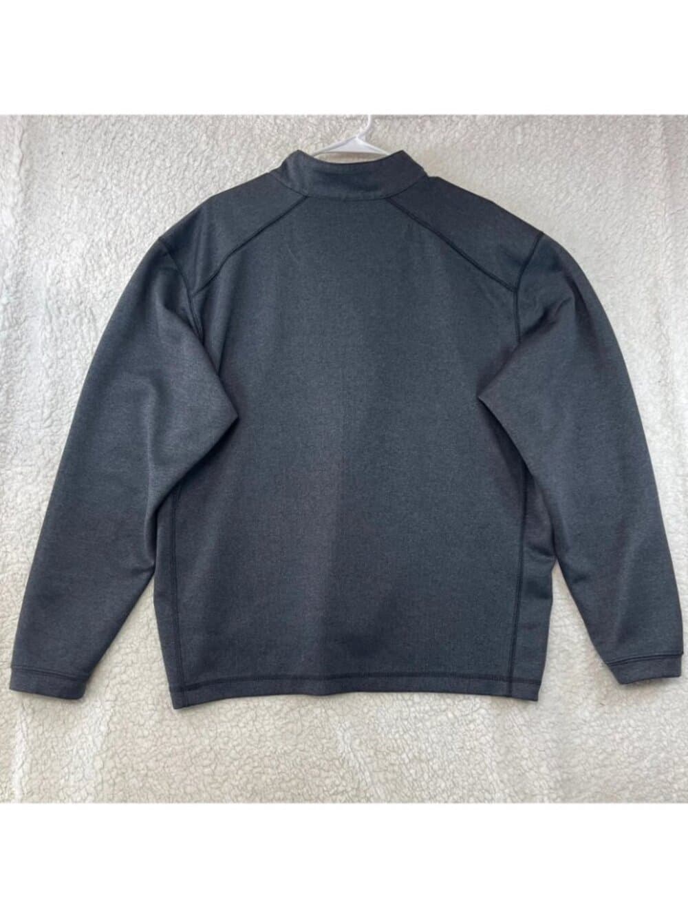 Pebble Beach Performance Men's Quarter Zip Pullover Gray Large